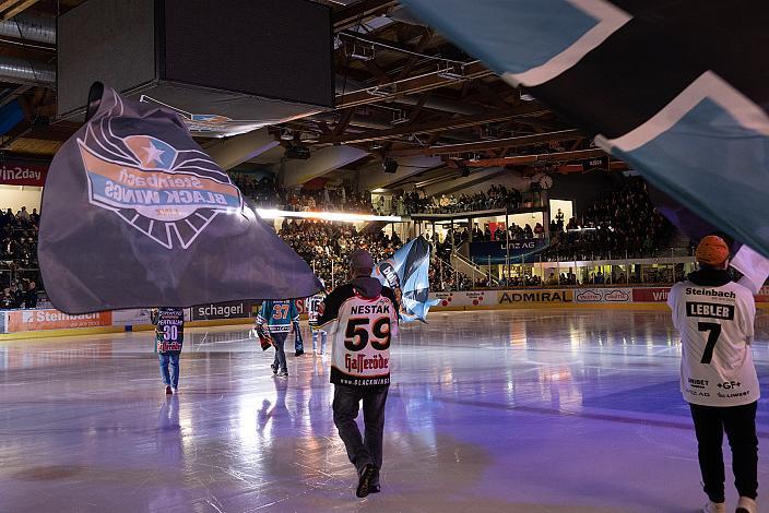 Steinbach Black Wings Linz vs EC ID Wärmepumpen VSV, 47. Runde, Retro Night, ICE Hockey League, Steinbach Black Wings Linz, Linz AG Eisarena 