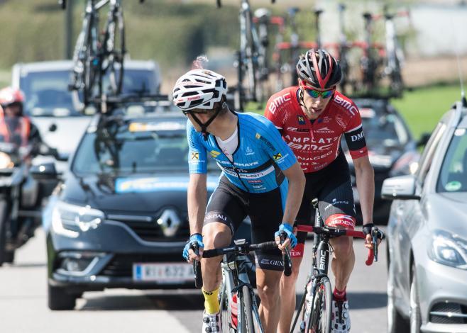 Riccardo Zoidl (AUT, Team Felbermayr Simplon Wels) und Matej Mugerli (SLO, Team Amplatz - BMC)