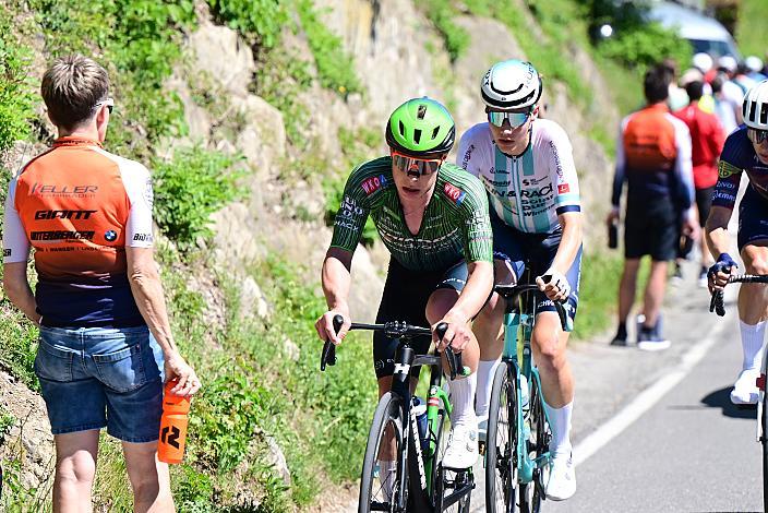 Die Ausreisser mit Josef Dirnbauer (AUT, Hrinkow Advarics), Luis Straßer, (GER, RUN&RACE-Solarpur) Herren Elite, U23, Road Cycling League Austria, 15. GP Vorarlberg