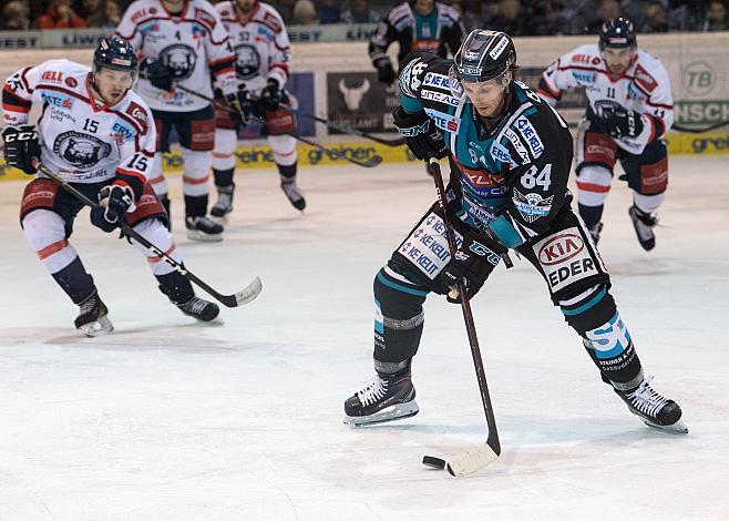 Corey Locke (EHC Liwest Black Wings Linz)  EHC Liwest Black Wings Linz vs KHL Medvescak Zagreb, 3. Viertelfinale