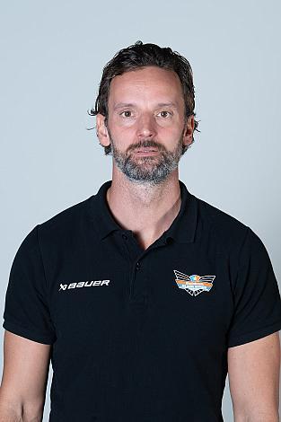 Assistant Coach und Tormann Trainer Jürgen Penker (Steinbach Black Wings Linz) Linz, Linz AG Eisarena 