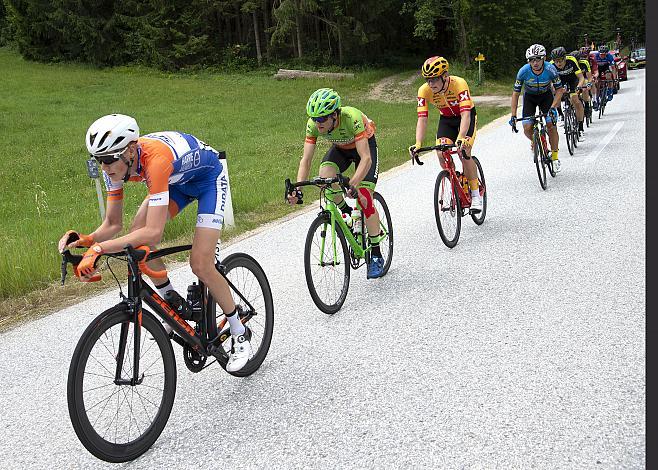 Markus Freiberger (AUT, Hrinkow Advarics Cycleang) in der Ausreissergruppe, 3. Etappe Traun - Ternberg, Radsport 10. Int. OOE Rundfahrt  