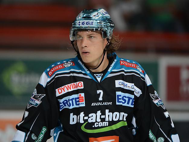 #7 Brian Lebler EHC Liwest Black Wings Linz vs EHC Red Bull Muenchen
