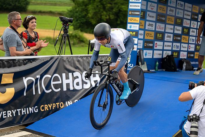 Johannes Hirschbichler (AUT, Union Raiffeisen Radteam Tirol) Elite Herren, Österreichische Meisterschaft Einzelzeitfahren, Novo Mesto, Slowenien