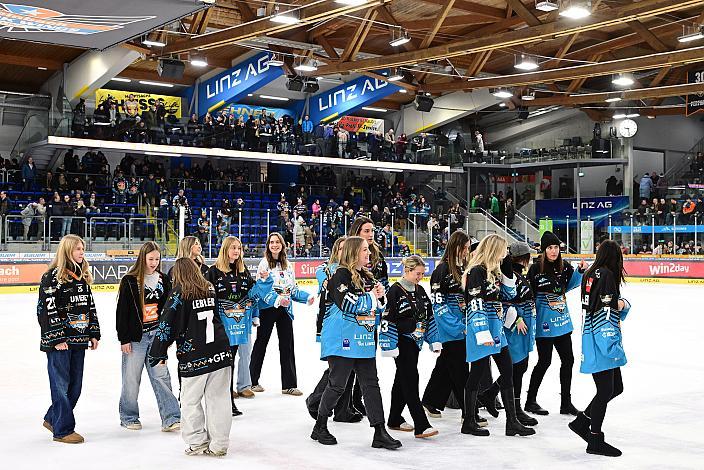 Black Wings Ladies Charity 2025, 30. Runde ICE, Steinbach Black Wings Linz vs EC Red Bull Salzburg, Linz AG Eisarena 