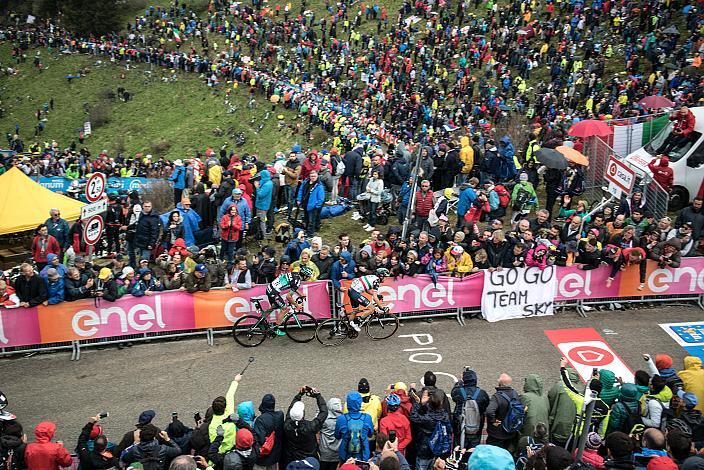 Fabio Aru (ITA, UAE Team Emirates), Davide Formolo (ITA, Bora - Hansgrohe), San Vito al Tagliamento -  Monte Zoncolan 186km