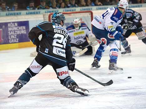 Mike Ouellette, Linz EHC Liwest Black Wings Linz vs EC VSV