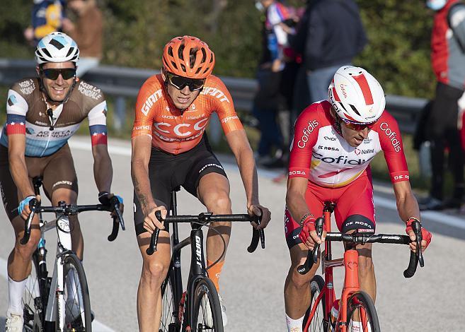 v.l. Larry Warbasse (USA, AG2R La Mondiale), Ilnur Zakarin (RUS, CCC Team), Stephane Rossetto (FRA, Cofidis, Solution Credits), Stage 15,  Base Aerea Rivolto  ›  Piancavallo   (185k) 15. Etappe, 103. Giro d Italia 