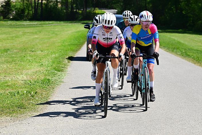 Sigerin Belinda Holzer (AUT, Tirol Woman Cycling), Nadja Heigl (AUT, SU Bikestore CC), Damen Elite, U23, Road Cycling League Austria