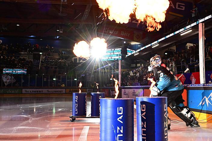 Tormann Thomas Höneckl (Steinbach Black Wings Linz), 27. Runde ICE, Steinbach Black Wings Linz vs Pioneers Vorarlberg, Linz AG Eisarena 