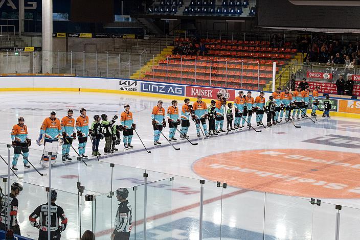 Das Team der Steinbach Black Wings Linz Steinbach Black Wings Linz  vs MAC Budapest