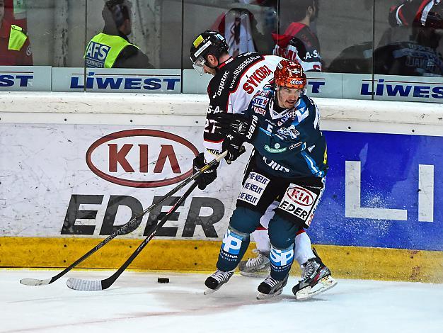 Franklin MacDonald, Linz und Juraj Sykora (HC Orli Znojmo, #27), EHC Liwest Black Wings Linz vs HC Orli Znojmo, 2. Viertelfinale, Play-Off