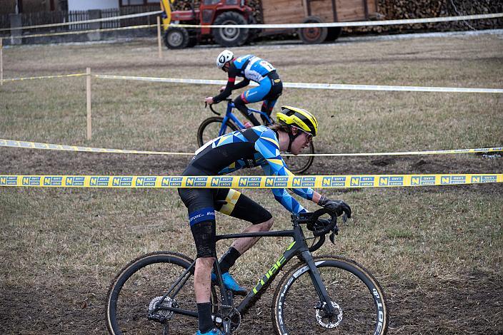 Philipp Heigl (AUT, Team Bikestore), Moran Vermeulen (AUT, Team Felbermayr Simplon Wels), Rad Cyclo Cross, ÖSTM/ÖM Querfeldein Quer durch das Stadion