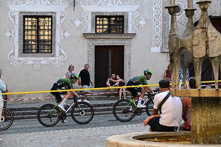 Team Hrinkow Advarics in der Führung beim 28. Int. ASVÖ - HRINKOW City Kriterium Steyr, Herren Elite, ÖRV, Radsport, Mountainbike, ELITE Rennrad