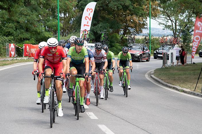 Hans-Jörg Leopold (AUT, RC ARBÖ Raiffeisen Feld am See Gegendtal), Daniel Eichinger (AUT, Hrinkow Advarics)  Radsport, Herren Radliga, 60. Burgenland Rundfahrt