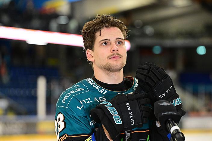 Patrick Söllinger (Steinbach Black Wings Linz) 4. Runde ICE, Steinbach Black Wings Linz vs Pioneers Vorarlberg, Linz AG Eisarena 