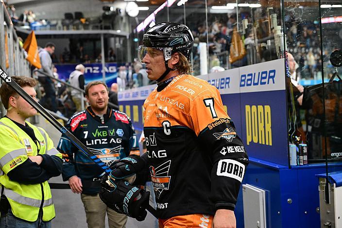 Brian Lebler (Steinbach Black Wings Linz) 7. Runde ICE, Steinbach Black Wings Linz vs Moser Medical Graz 99ers, Linz AG Eisarena 