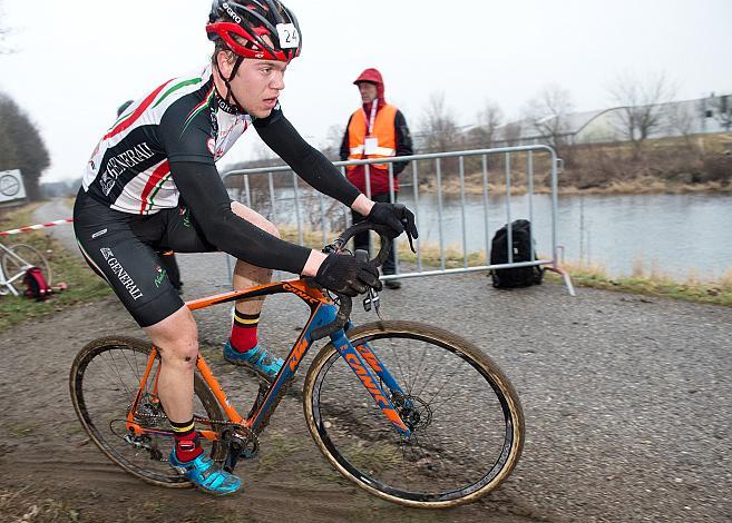 07.01.2018, St. Pölten, AUT, Rad Querfeldein Staatsmeisterschaft Elite Herren, 2018, St. Pölten, Niederösterreich, im Bild Michael Holland (AUT, Naturfreunde Wilhelmsburg) //  during cycling cross championship, St. Pölten, Niederö