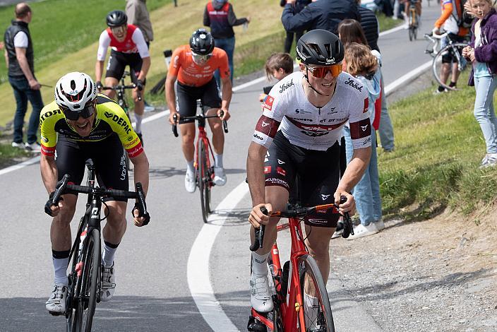 Riccardo Zoidl (AUT, Team Vorarlberg), Matevz Govekar (SLO, Tirol KTM Cycling Team) Herren Elite, U23, Radliga, GP Vorarlberg, Nenzing