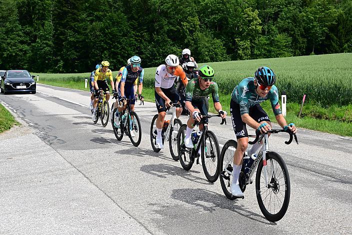 Die Ausreisser mit Colin Chris Stüssi (SUI, Team Vorarlberg), Erazem Valjavec (SLO, Soudal - Quickstep Devo Team), Maximilian Schmidbauer (AUT, Schwingshandl Intralogistics), Josef Dirnbauer (AUT, Hrinkow Advarics), Miguel Heidemann (GER, Rembe - rad-net)