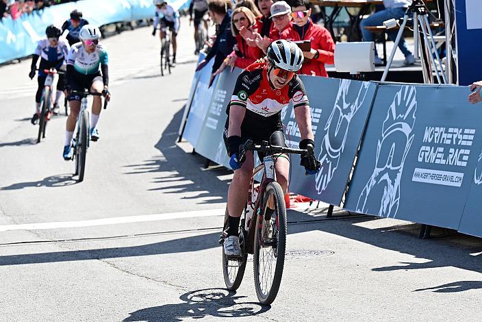 2. Platz Cornelia Holland (AUT, Naturfreunde Wilhelmsburg) 06.04.2025 RAD 2. UCI Woerthersee Gravel Race Damen, Velden am Wörthersee