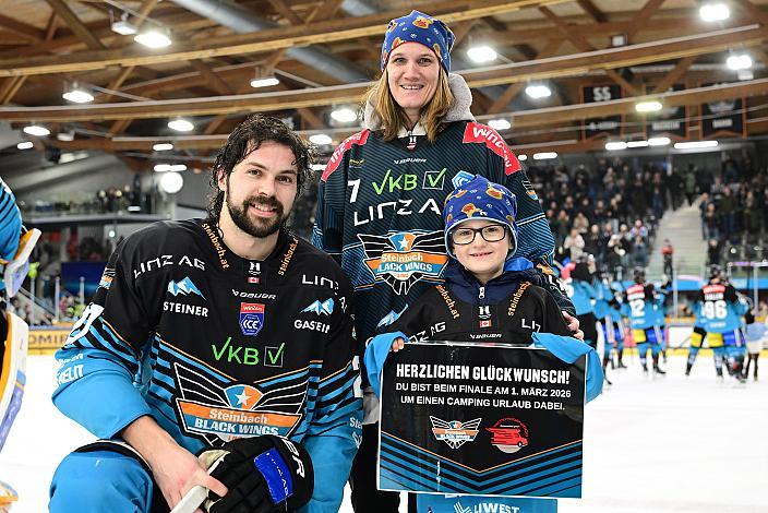 Finalistin Camper - Spiel, 33. Runde ICE, Steinbach Black Wings Linz vs HC Innsbruck, Linz AG Eisarena 