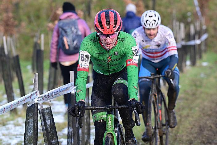 Sieger Fabian Eder (GER, Heizomat Radteam) Radquerfeldein GP um das Sportzentrum Gunskirchen, Rad Cyclo Cross,