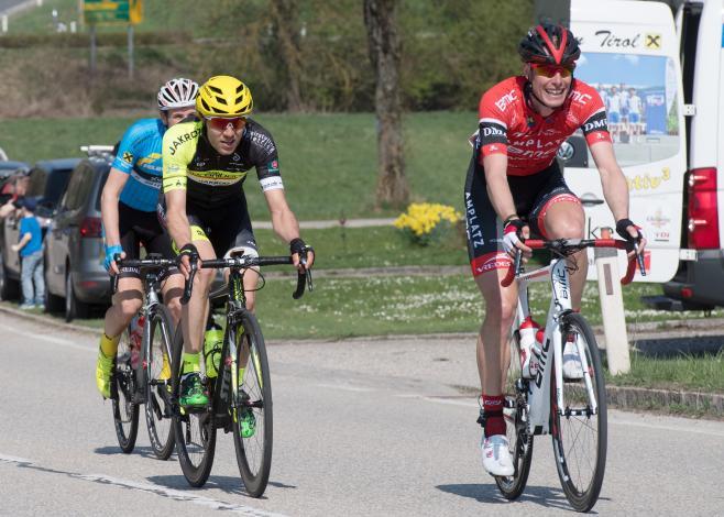 Sebastian Baldauf (GER, Team Vorarlberg) am Mistelbacher Berg 