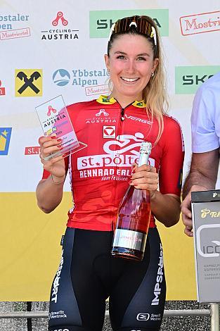 Beste Österreicherin Leila Gschwendtner (AUT, Smurfit Westrock Cycling Team), Ybbsitz - Hochkar, Sportland NÖ women tour