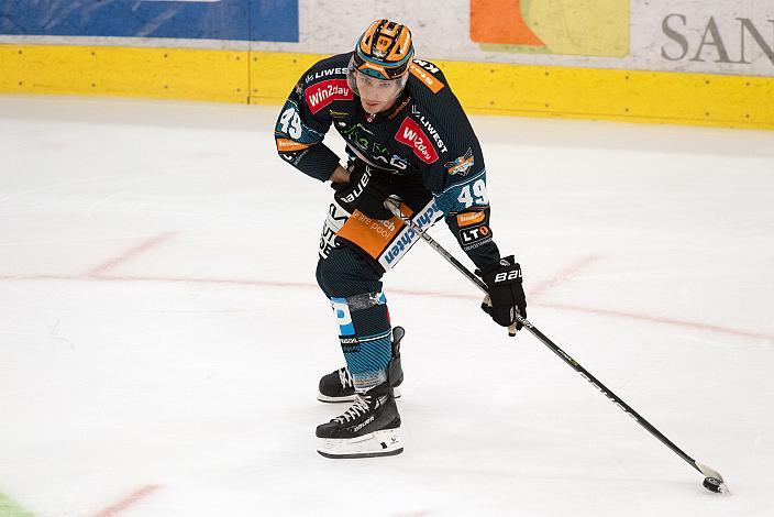 Graham Knott (Steinbach Black Wings Linz) Steinbach Black Wings Linz vs EC IDM Wärmepumpen VSV, 2. Runde ICE Eishockey Liga, Linz AG Eisarena