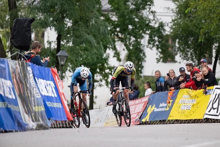 v.l. Emanuel Zangerle (AUT, Team Felbermayr Simplon Wels), Moran Vermeulen (AUT, Team Vorarlberg) 24. Int. Braunauer Radsporttage um den Preis der Firma BORBET Austria Radsport, Cycling League Austria, Herren Radliga, Ranshofen, 23. Braunauer Radsporttage