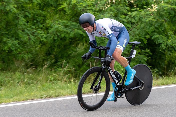 Johannes Hirschbichler (AUT, Union Raiffeisen Radteam Tirol) Elite Herren, Österreichische Meisterschaft Einzelzeitfahren, Novo Mesto, Slowenien