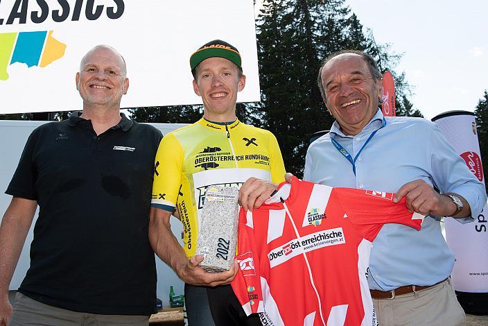 Alexander Hrinkow (Hrinkow Advarics), Etappen und Gesamtsieger, Bester Österreicher Rainer Kepplinger (AUT, Hrinkow Advarics), Paul Resch (Präsident LRV Oberösterreich), St.Florian, Asten - Resort Hinterstoder, Höss, Int. Raiffeisen Oberösterreich Rundfahrt UCI Kat. 2.2