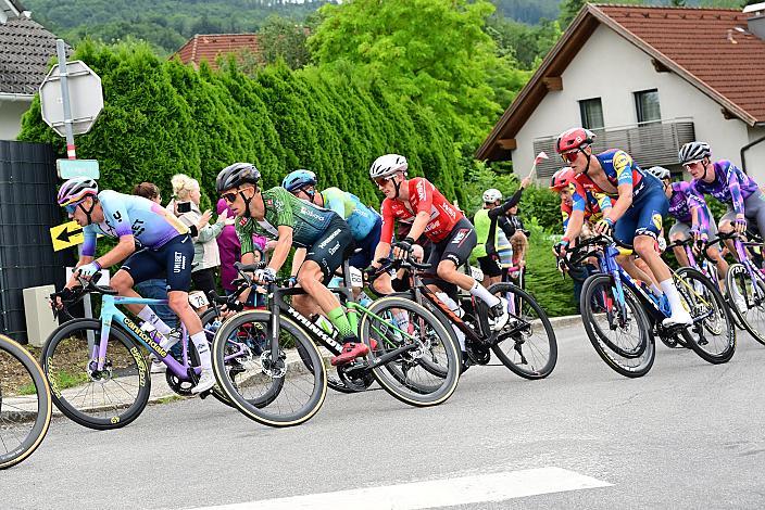 Riccardo Zoidl (AUT, Hrinkow Advarics), Martin Messner (AUT, WSA KTM Graz), Paul Verbnjak (AUT, LIDL-TREK Future Racing), 1. Etappe Steyr -  Steyr, Tour of Austria, Steyr Austria