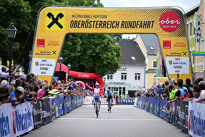 Etappensieger Aaron Dockx (BEL, Alpecin-Deceuninck Development Team) Wels - Aigen - Schlägl, 14. Int. Raiffeisen OÖ-Radrundfahrt UCI Kat. 2.2