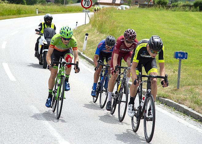 Markus Freiberger (AUT, Hrinkow Advarics Cycleang) in der Auseissergruppe 3. Etappe Traun - Ternberg, Radsport 10. Int. OOE Rundfahrt  