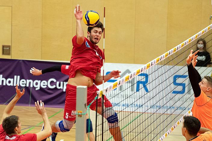 Pavlo Plotnik (VSC Law Academy Kharkiv) Volleyball Europacup VCA Amstetten NÖ vs VSC Law Academy Kharkiv (UKR)