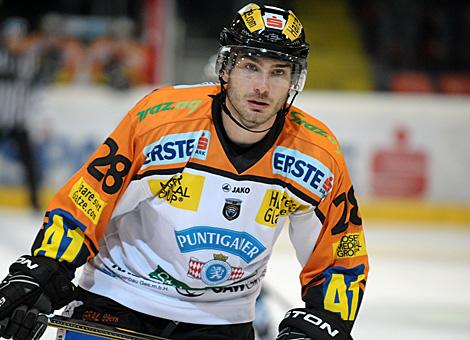 #28 Mike Ouellette, Stuermer, Moser Medical Graz 99ers