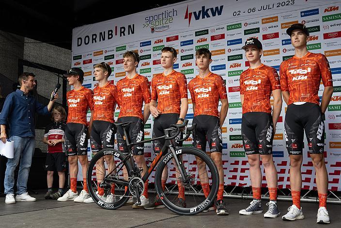 Tirol KTM Cycling Team 72. Tour of Austria, Präsentation der Teams, Dornbirn