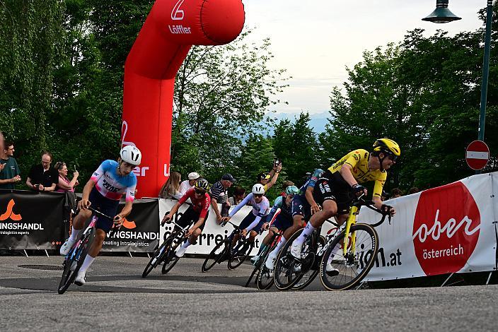 Das Peloton am Weg zum Pöstlingberg 1. Etappe Linz Hauptplatz - Pöstlingberg, Oberösterreich Rundfahrt
