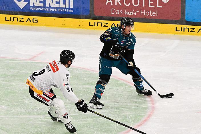 Brian Lebler (Steinbach Black Wings Linz) 4. Runde ICE, Steinbach Black Wings Linz vs Pioneers Vorarlberg, Linz AG Eisarena 