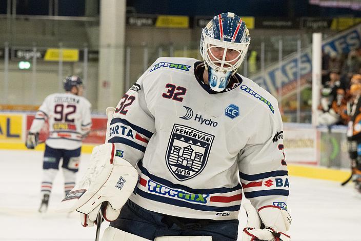 Tormann Rasmus Tirronen (Hydro Fehervar AV 19) Steinbach Black Wings Linz vs Fehervar AV19, bet-at-home ICE Hockey League