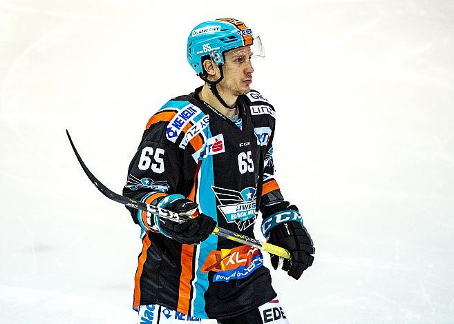 Steve Oleksy (EHC Liwest Black Wings Linz),  Eishockey,  EHC Liwest Black Wings Linz vs HC Orli Znojmo