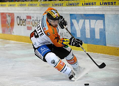 #28 Mike Ouellette, Stuermer, Graz 99ers