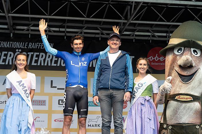 Etappensieger Andreas Stokbro Nielsen (NOR, Team Coop), Führender in der Punktewertung Wels Max.Center - Amag Ranshofen,  Int. Raiffeisen Oberösterreich Rundfahrt UCI Kat. 2.2