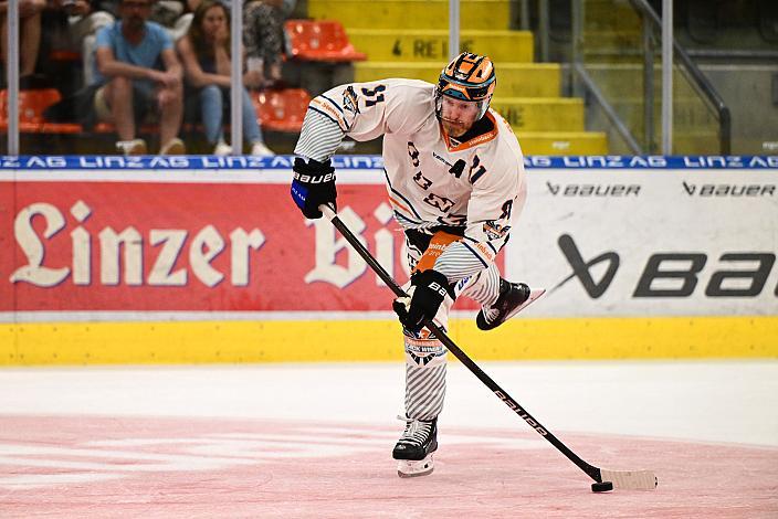 Sean Collins (Steinbach Black Wings Linz) Testspiel, Steinbach Black Wings Linz vs Kassel Huskies , Linz AG Eisarena