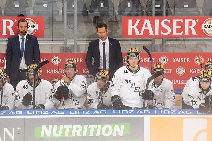 Head Coach Philipp Lukas (Steinbach Black Wings Linz) Steinbach Black Wings Linz vs Motor Ceske Budejovice, Win2day ICE Hockey League