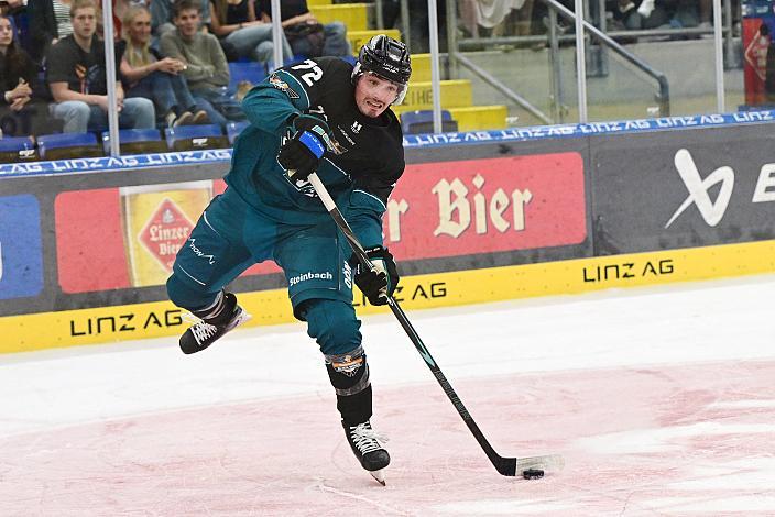 Trenton Bliss (Steinbach Black Wings) Testspiel Steinbach Black Wings Linz vs EC VSV, Linz AG Eisarena 
