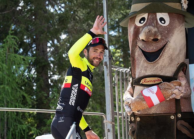 Etappen und Gesamtsieger, Alexis Guerin (FRA, Team Vorarlberg) 3. Etappe Traun - Hinterstoder, Int. Raiffeisen Oberösterreich Rundfahrt UCI Kat. 2.2