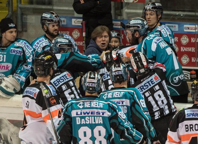 Kyle Beach (Moser Medical Graz 99ers),  EHC Liwest Black Wings Linz vs Moser Medical Graz 99ers